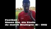 Football : Simon Dia, étoile du match Boulogne (B) - OSQ
