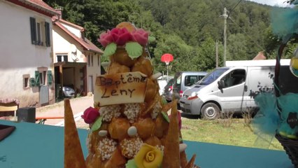 Baptême Leny : Pièce montée