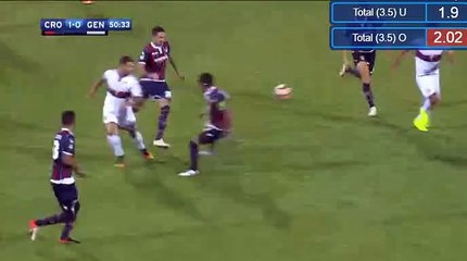 Serge Gakpe Goal HD - Crotone 1-1 Genoa 28.08.2016 HD