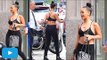 Racy Rihanna goes make up free shows off her toned abs after a hostile experience during her perfor