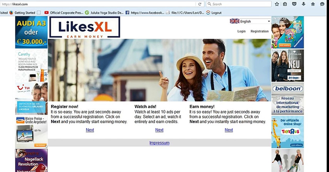 LikesXL Verdiene Täglich Geld Online