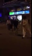 CM Sindh Syed Murad Ali Shah playing cricket in Karachi
