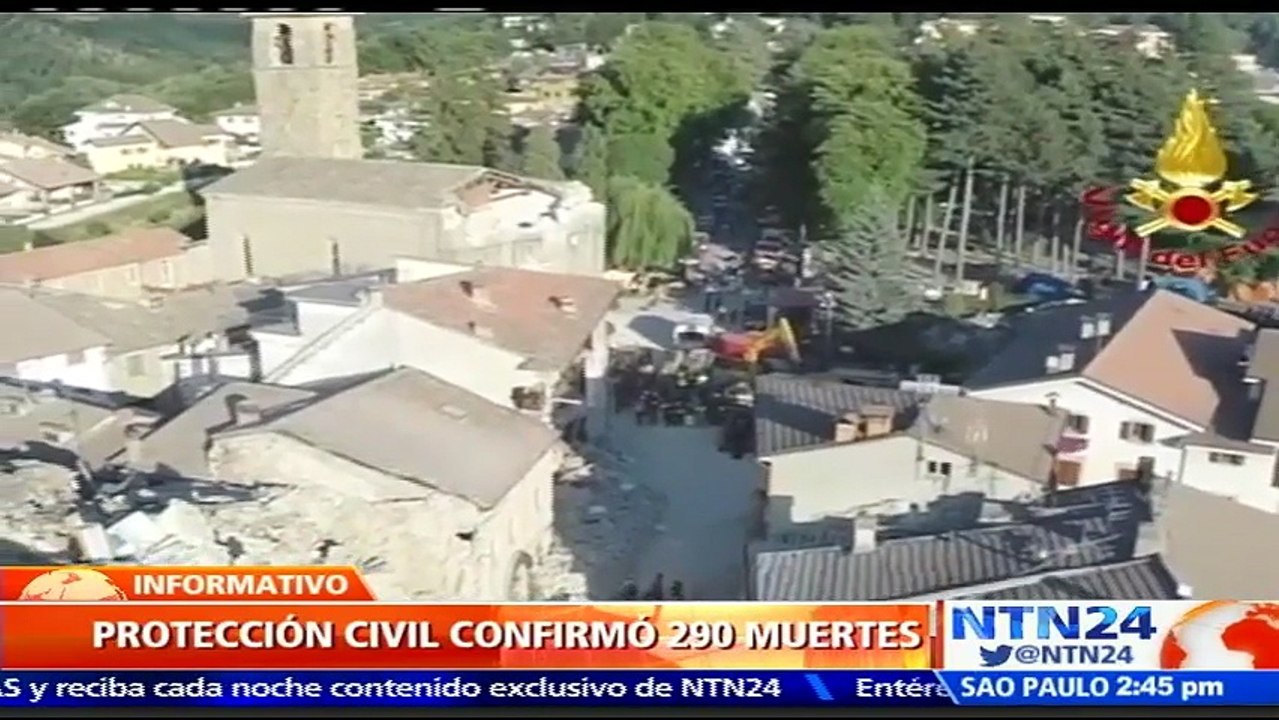 Emotiva carta: bombero rescatista pide perdón por haber llegado tarde para ayudar a una niña tras terremoto en Italia