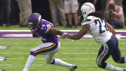 Teddy Bridgewater hits Stefon Diggs for 20 yards