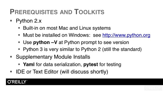 0201 Prerequisites And Toolkit