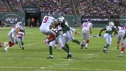 Bruce Carter blocks Brad Wing's punt