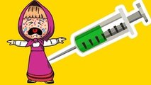 #Masha And The Bear #cry #Doctor #Finger Family Song - Family Song Masha And The Bear Nurs