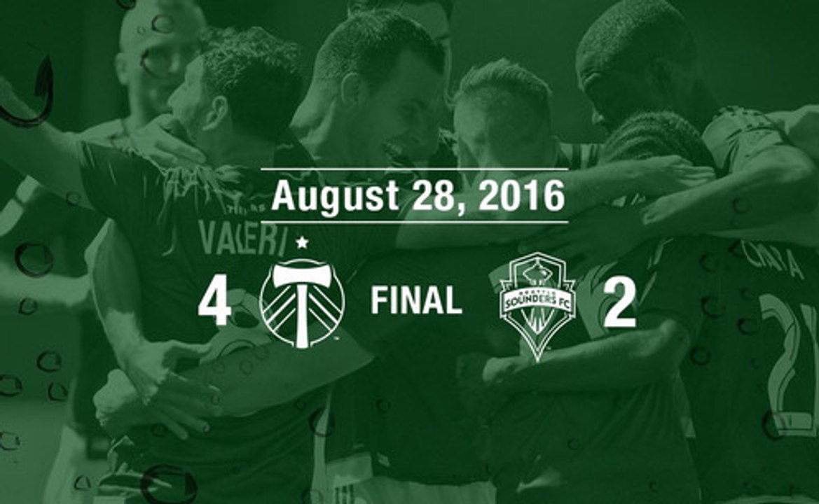 Portland Timbers 4-2 Seattle Sounders FC - Full Highlights Exclusive (28/8/2016)
