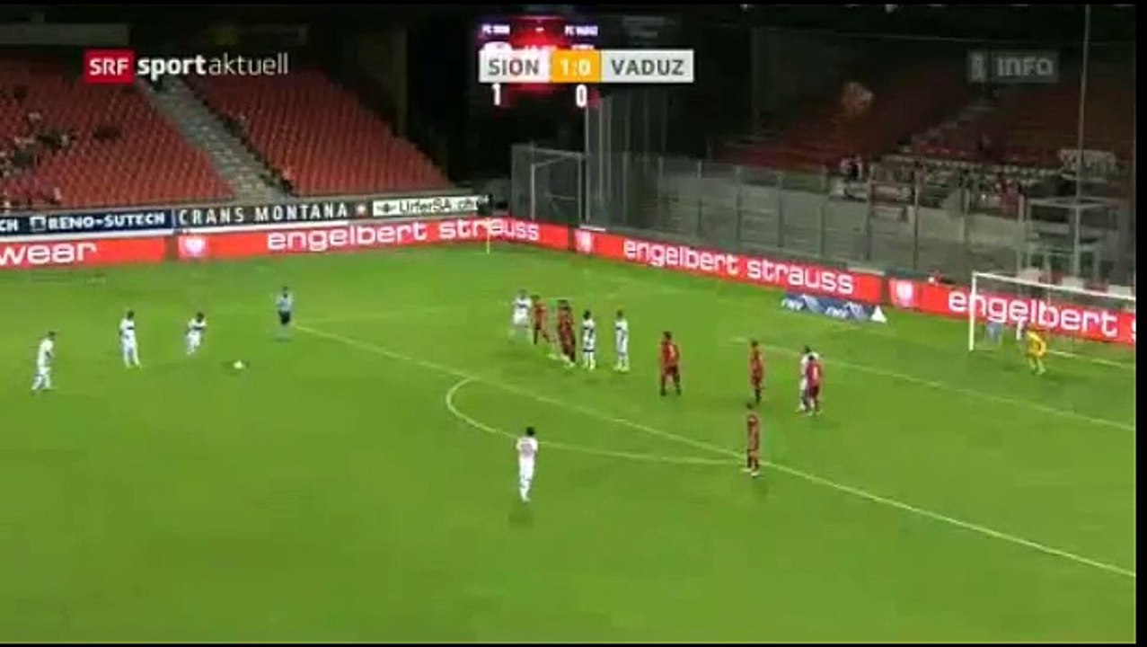Sion 2:0 FC Vaduz (Swiss Super League 6. Runde 2016/2017 27.August 2016)