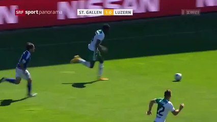 St.Gallen 2:0 FC Luzern (Swiss Super League 6. Runde 2016/2017 28.August 2016)