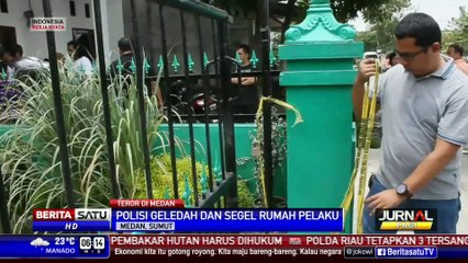 Rumah Pelaku Penusukan Pastor Digeledah dan Disegel