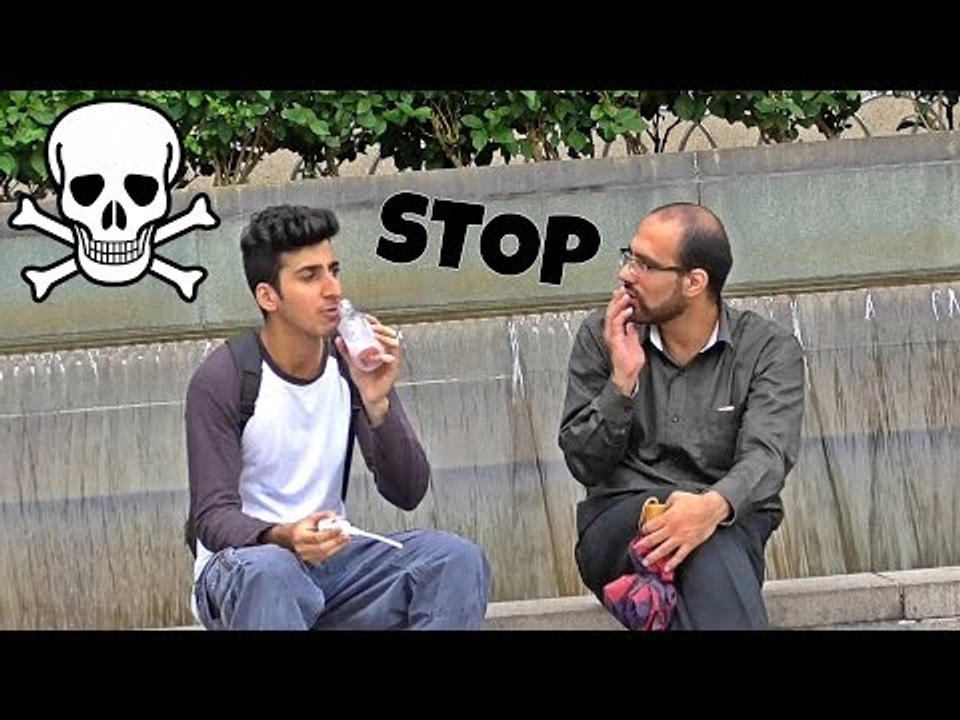 Bystanders React to Man Drinking "Liquid Soap" for Prank