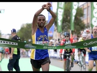 Ebisa Ejigu Replicates Feyisa Lilesa