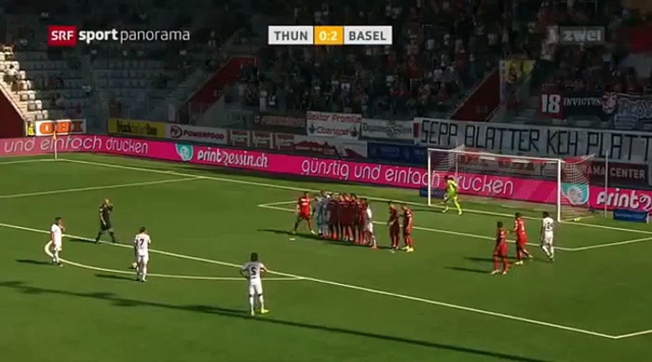 Thun 0:3 FC Basel (Swiss Super League 6. Runde 2016/2017 28.August 2016)