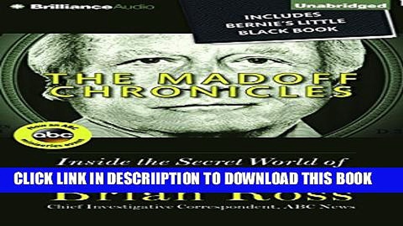 [PDF] The Madoff Chronicles: Inside the Secret World of Bernie and Ruth Popular Colection
