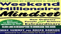 [PDF] Weekend Millionaire Mindset: How Ordinary People Can Achieve Extraordinary Success Popular