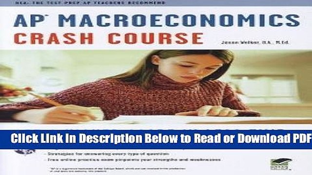 [PDF] AP Macroeconomics Crash CourseÂ Â [AP MACROECONOMICS CRASH COURSE] [Paperback] Popular Online