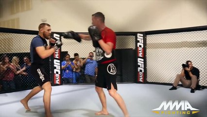 UFC 202: Conor McGregor Media Workout