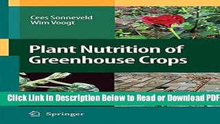 [Get] Plant Nutrition of Greenhouse Crops Free Online