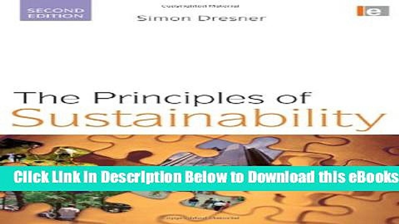 [Reads] The Principles of Sustainability Online Ebook
