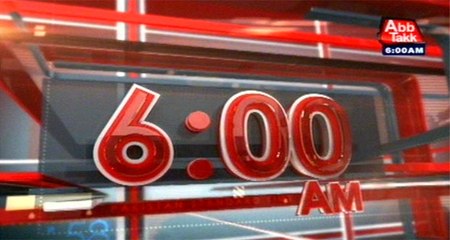 AbbTakk Headlines – 06 AM – 29 August 2016