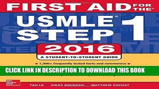 Collection Book First Aid for the Usmle Step 1, 2016