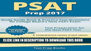 New Book PSAT Prep 2017: Study Guide Book   Practice Test Questions for College Board s New PSAT