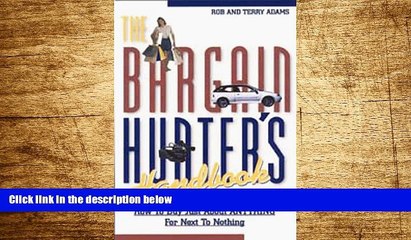 Must Have  The Bargain Hunter s Handbook: How to Buy Just About Anything for Next to Nothing