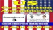 Collection Book US Constitutional Amendments Flash Cards: Double Sided and Illustrated Cards for