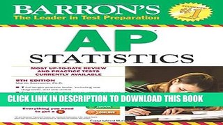 New Book Barron s AP Statistics, 8th Edition