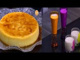 جلاش بالقشطة البيتي - عصير التمر والتين المجفف - كريم كراميل بالجبن  | زعفران وفانيلا حلقة كاملة