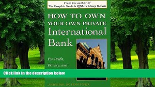 Big Deals  How to Own Your Own Private International Bank: For Profit, Privacy, and Tax