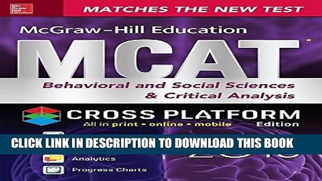 [PDF] McGraw-Hill Education MCAT Behavioral and Social Sciences Critical Analysis 2015,