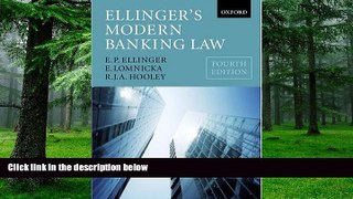 Big Deals  Ellinger s Modern Banking Law  Best Seller Books Most Wanted