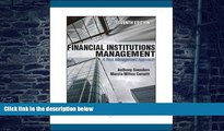 Big Deals  Financial Institutions Management: a Risk Management Approach  Free Full Read Best Seller