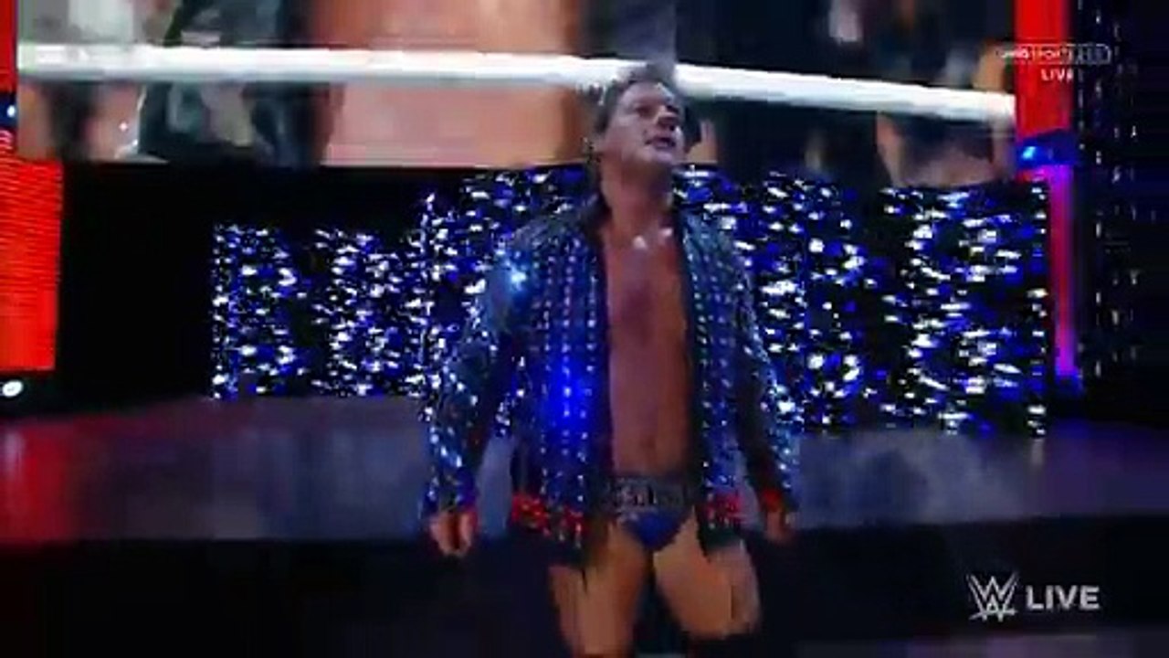 Monday Night Raw 4-4-16 Main Event AJ Styles vs Chris Jericho vs Kevin Owens vs Cesaro WWE WHC N°1 Contender Match