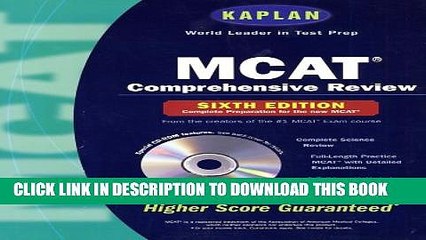 [PDF] Kaplan MCAT Comprehensive Review with CD-ROM, 6th Edition (Mcat (Kaplan) (Book and CD Rom))