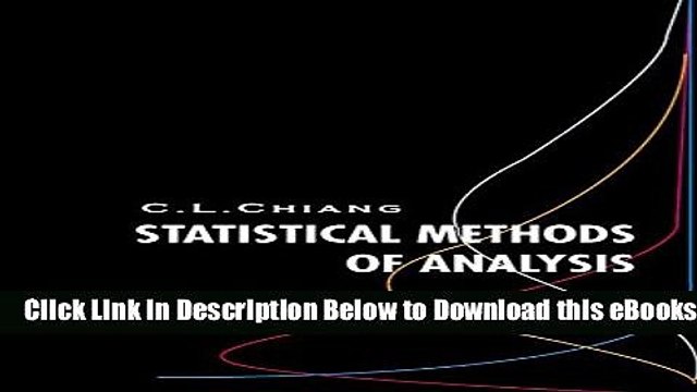 [Reads] Statistical Methods of Analysis Free Books