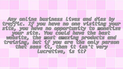 Learn 3 Slick Ways To Generate Traffic Using Only Free Methods