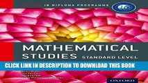 Collection Book IB Mathematical Studies Standard Level Course Book: Oxford IB Diploma Program