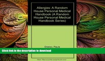 READ  ALLERGIES: A RH PERSNL MEDICAL (A Random House Personal Medical Handbook Series)  BOOK