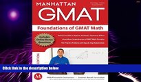 Big Deals  Foundations of GMAT Math, 5th Edition (Manhattan GMAT Preparation Guide: Foundations of