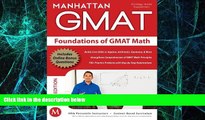 Big Deals  Foundations of GMAT Math, 5th Edition (Manhattan GMAT Preparation Guide: Foundations of