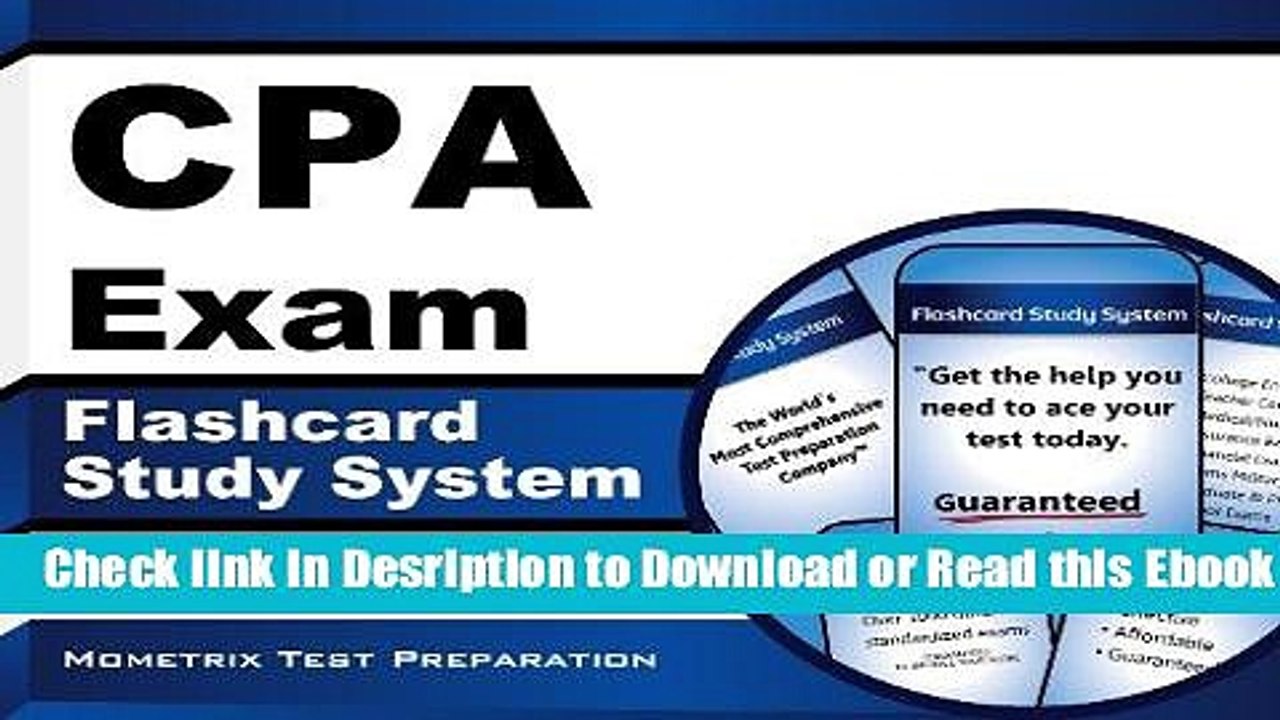 CPA Exam Flashcard Study System: CPA Test Practice Questions   Review for the Certified Public