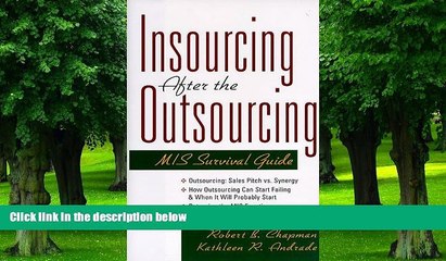 Big Deals  Insourcing After the Outsourcing: MIS Survival Guide  Best Seller Books Most Wanted