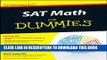 New Book SAT Math For Dummies
