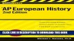New Book CliffsNotes AP European History, 2nd Edition (Cliffs AP)