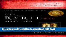 Read The Ryrie NIV Study Bible Bonded Leather Black Red Letter  Ebook Free