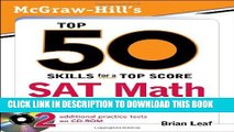 New Book McGraw-Hill s Top 50 Skills for a Top Score: SAT Math