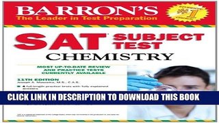 New Book Barron s SAT Subject Test Chemistry, 11th Edition